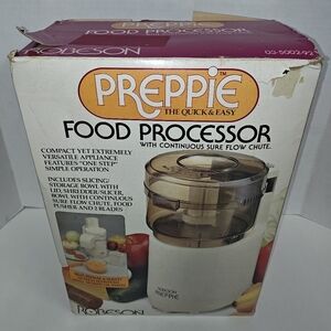 Robeson Preppie The Quick & Easy Kitchen Tools Food Processor Compact Versatile